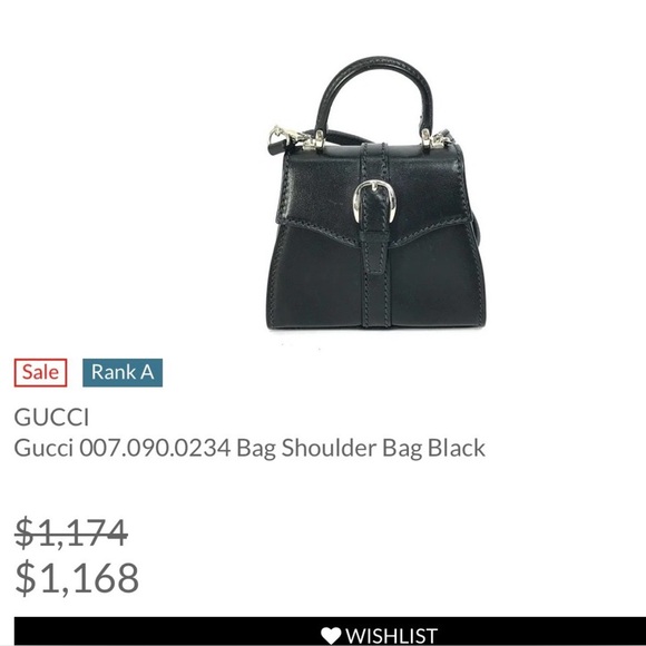 Gucci Vintage Leather Mini Shoulder Bag early 1990’s in box, COA - Picture 9 of 9